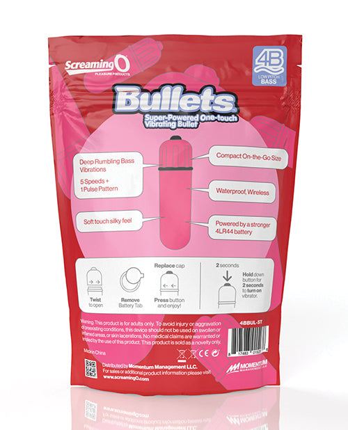 Screaming O 4B Bullet - Strawberry - Empower Pleasure
