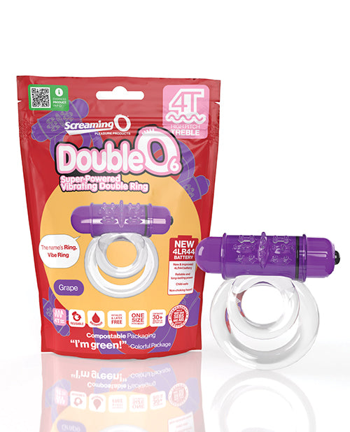 Screaming O 4T DoubleO 6 - Grape - Empower Pleasure