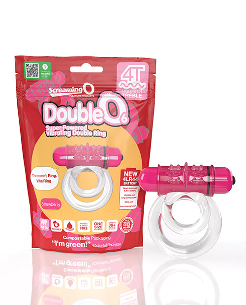 Screaming O 4T DoubleO 6 - Strawberry - Empower Pleasure
