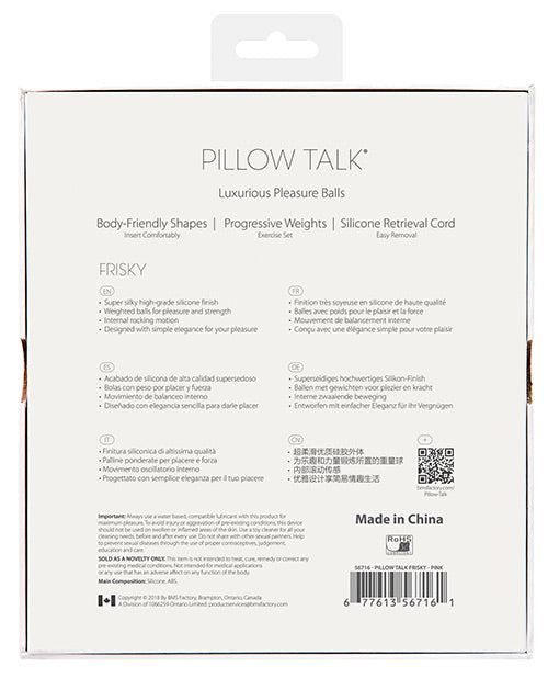Pillow Talk Frisky Pleasure Balls
