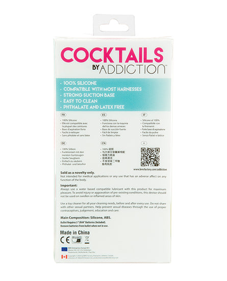 Addiction Cocktails 5.5" Dong - Purple Cosmo - Empower Pleasure