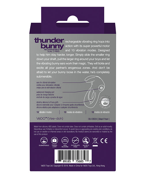 VeDO Thunder Rechargeable Dual Ring - Empower Pleasure