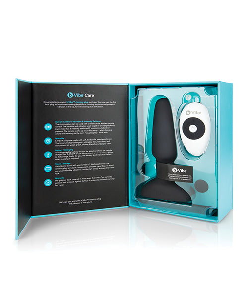 b-Vibe Rimming Plug - Black - Empower Pleasure