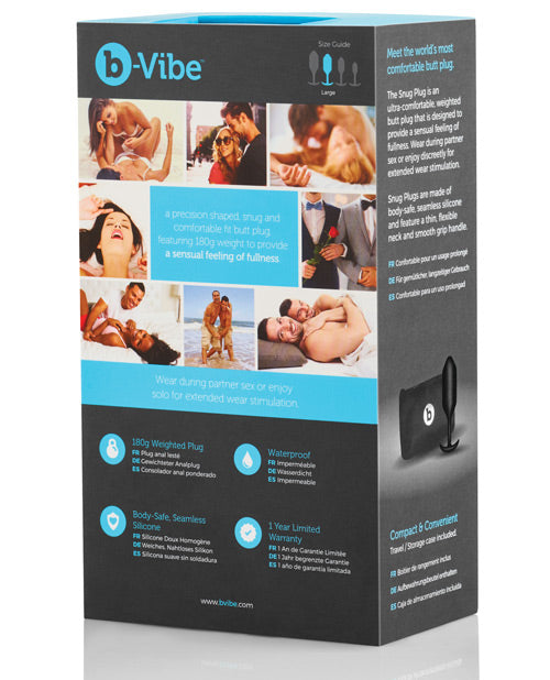 b-Vibe Snug Plug 3 - .180g - Empower Pleasure