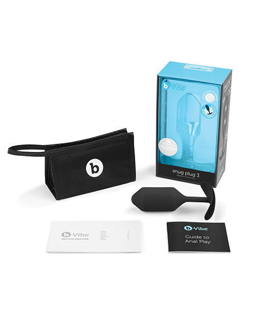 b-Vibe Snug Plug 3 - .180g - Empower Pleasure