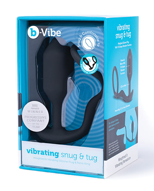 b-Vibe Vibrating Snug & Tug - Medium - Black
