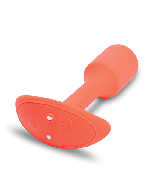 b-Vibe Vibrating Snug Plug - Small - Orange