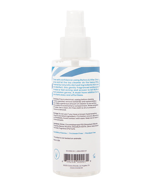 Before & After Spray Toy Cleaner - 4 oz - Empower Pleasure
