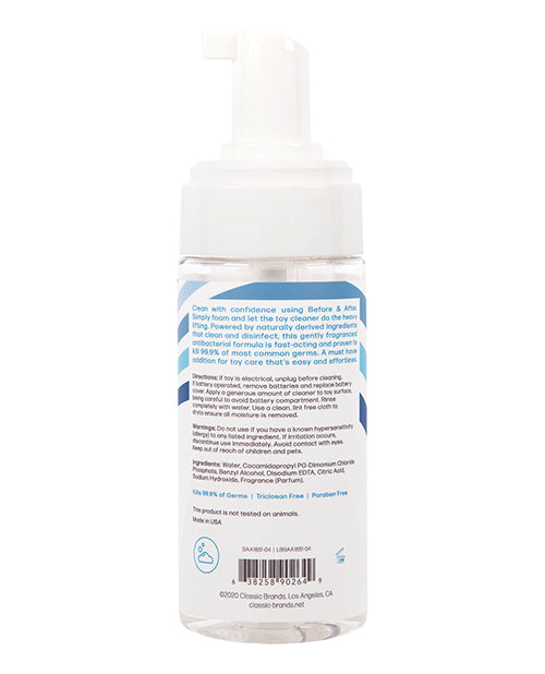 Before & After Foaming Toy Cleaner - 4.4 oz