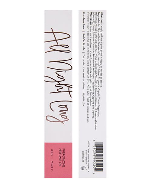 CGC Perfume Oil with Pheromones - 9.2 ml All Night Long