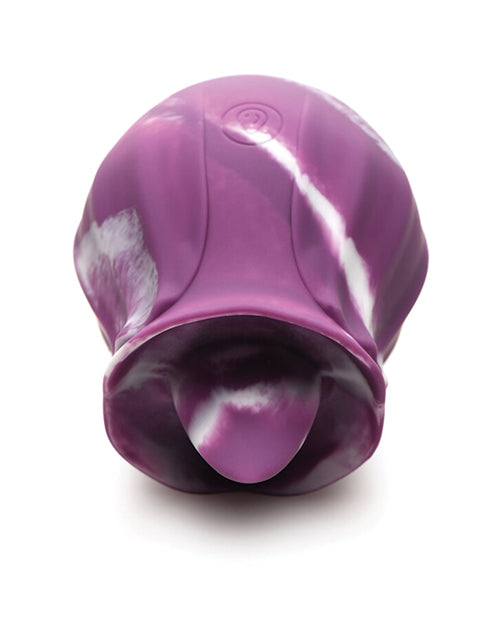 Curve Novelties Gossip Licking Rose - Purple Twirl - Empower Pleasure