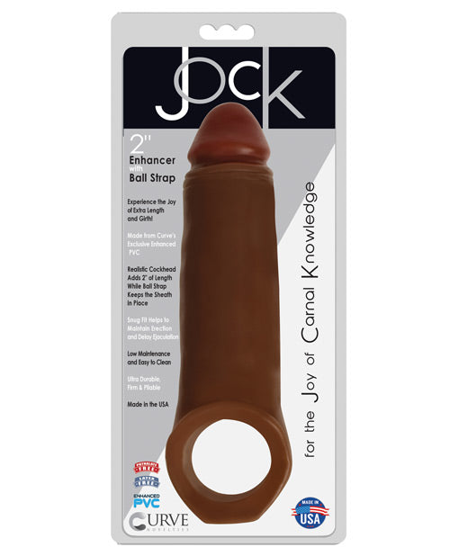 Curve Novelties Jock Enhancer 2" Extender with Ball Strap - Assorted Colors