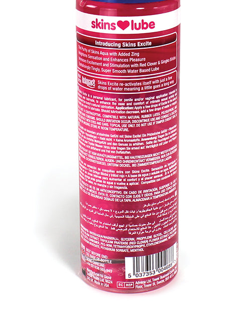 Skins Excite Water-Based Lubricant - 4.4 oz