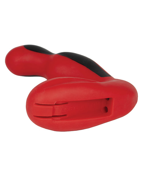 ElectraStim Silicone Fusion Habanero Prostate Massager - Red/Black - Empower Pleasure