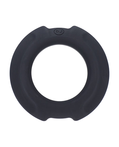 OptiMale FlexiSteel Cock Ring - 35mm Black - Empower Pleasure
