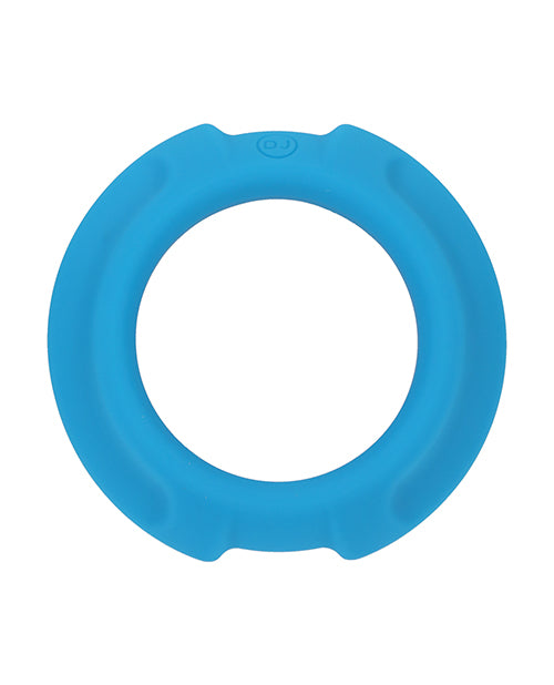 OptiMale FlexiSteel Cock Ring - 43mm Blue - Empower Pleasure