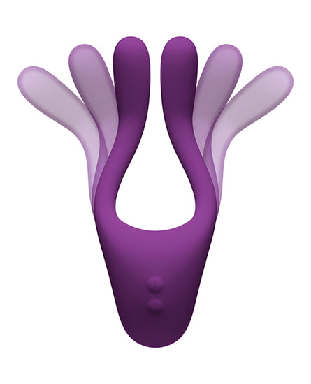 Tryst V2 Bendable Multi Zone Massager with Remote - Purple - Empower Pleasure