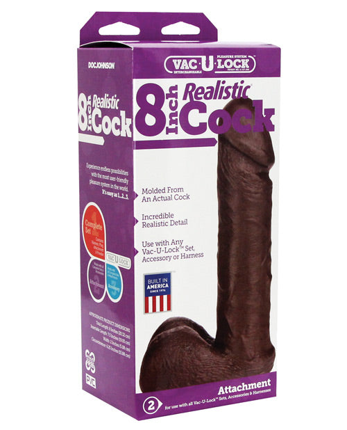 Vac-U-Lock 8" Realistic - Empower Pleasure