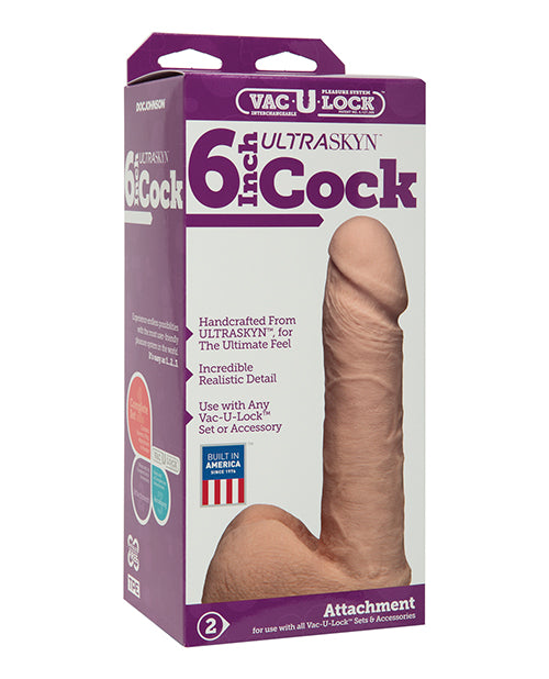 Vac-U-Lock 6" UR3 Cock & Balls