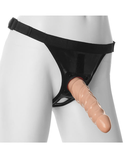 Vac-U-Lock 6" Raging Hard On Realistic Dong - White - Empower Pleasure