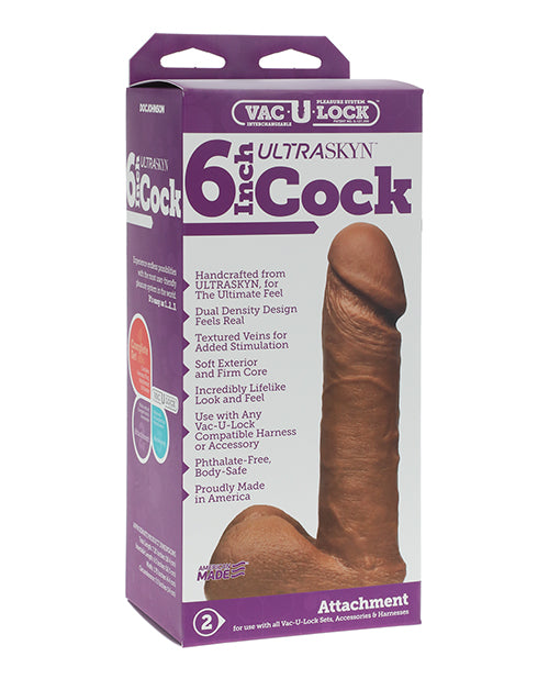 Vac-U-Lock 6" UR3 Cock & Balls