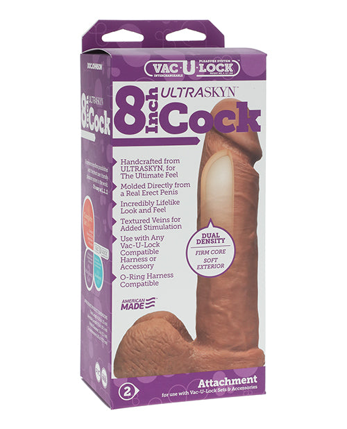 Vac-U-Lock 8" UR3 Cock & Balls