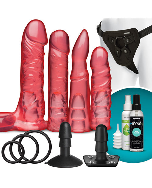 Vac-U-Lock Crystal Jellies Set - Pink - Empower Pleasure