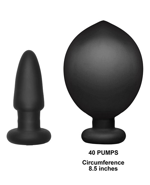 Deluxe Wonder Plug Inflatable Vibrating Butt Plug - Multi Speed - Empower Pleasure
