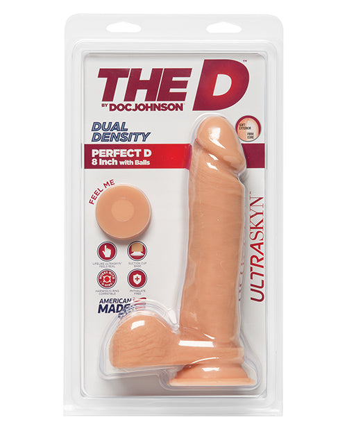 The D 8" Perfect D w/ Balls - Vanilla