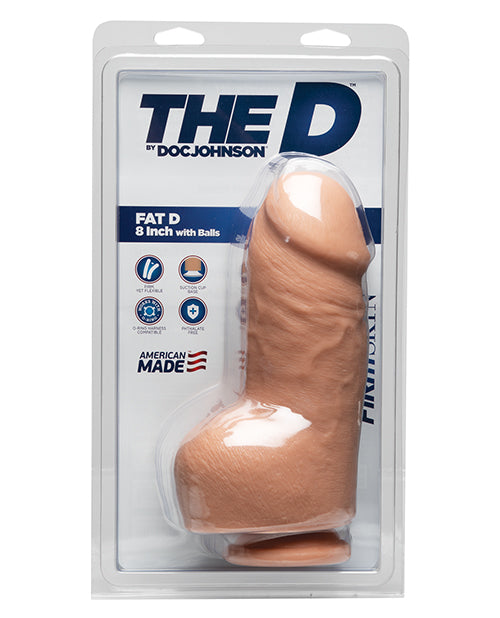The D 8" Fat D w/Balls - Assorted Colors