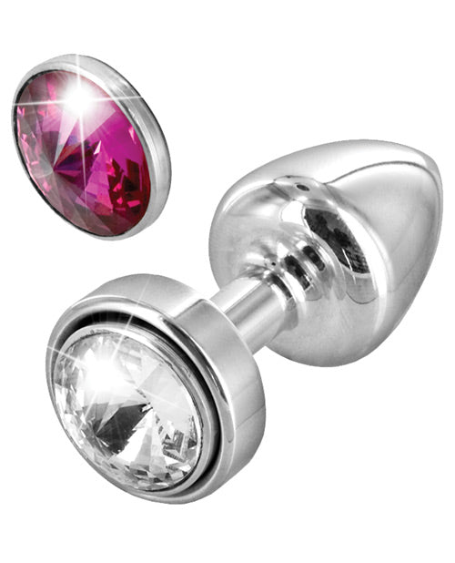 Diogol Anni Magnetic Stone - 25 mm Clear/Red - Empower Pleasure