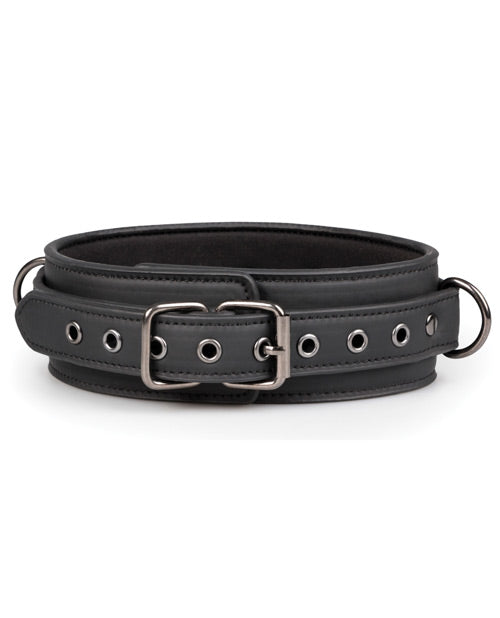 Easy Toys Fetish Set with Collar, Ankle & Wrist Cuffs - Black