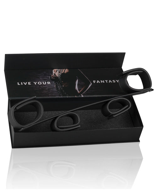 Easy Toys Wrist and Ankle Bondage Bar - Black