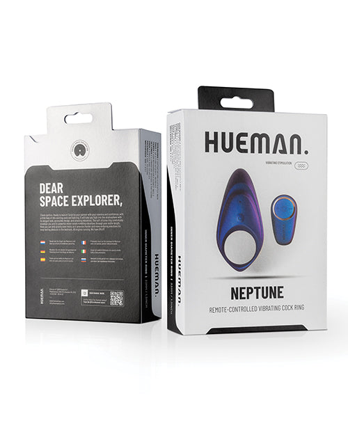 Hueman Neptune Vibrating Cock Ring - Purple - Empower Pleasure