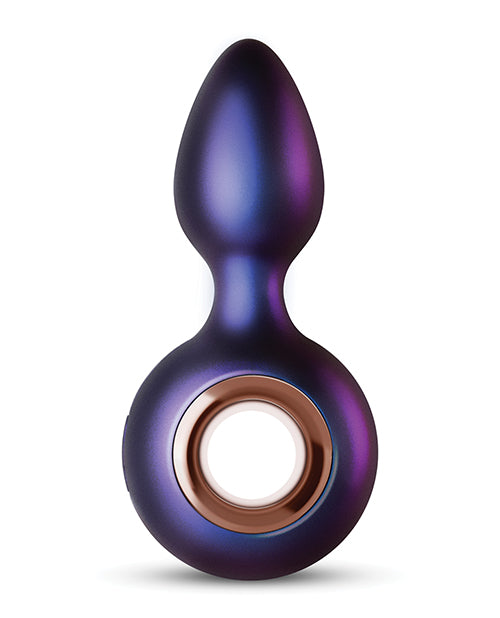 Hueman Deep Space Vibrating Anal Plug - Purple - Empower Pleasure