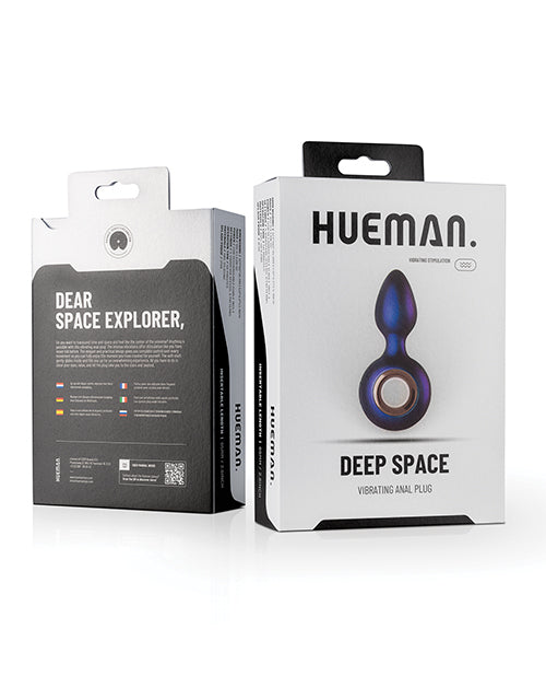 Hueman Deep Space Vibrating Anal Plug - Purple - Empower Pleasure