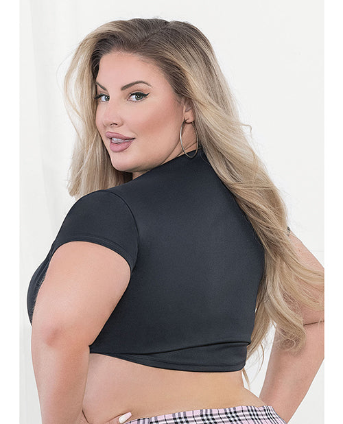 Tie Top Black QN - Empower Pleasure