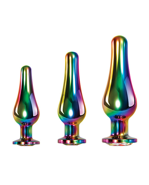 Evolved Rainbow Metal Plug set - Empower Pleasure