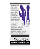 Evolved Lick Me Triple Stim Vibe - Purple - Empower Pleasure