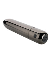 Evolved Real Simple Rechargeable Bullet - Black Chrome - Empower Pleasure