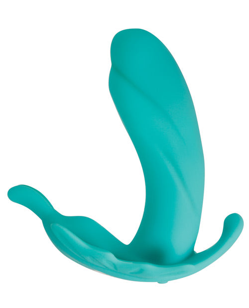 Evolved The Butterfly Effect Rechargeable Dual Stim - Teal - Empower Pleasure