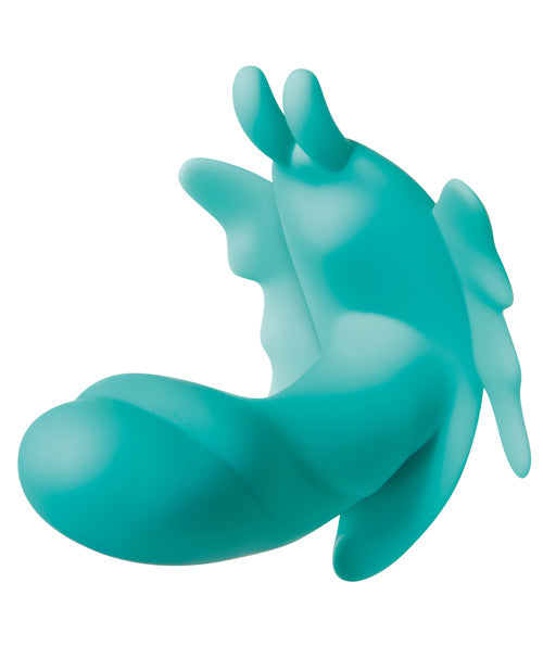 Evolved The Butterfly Effect Rechargeable Dual Stim - Teal - Empower Pleasure