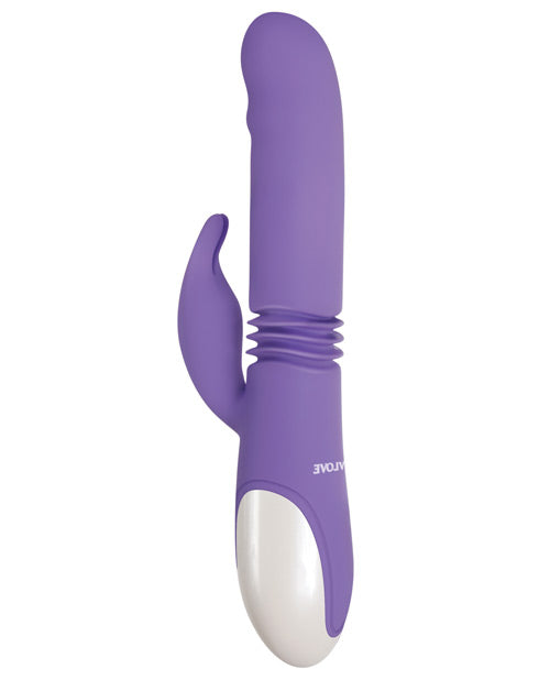 Evolved Thick & Thrust Bunny Dual Stim Rechargeable - Purple - Empower Pleasure