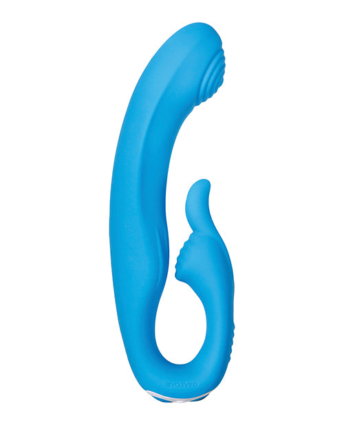 Evolved Sea Breeze Bunny Rechargeable Dual Stim - Blue - Empower Pleasure