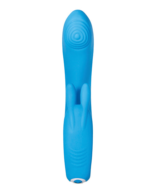 Evolved Sea Breeze Bunny Rechargeable Dual Stim - Blue - Empower Pleasure