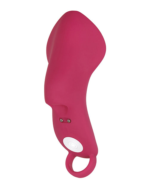 Evolved Frisky Finger Rechargeable Bullet - Burgundy - Empower Pleasure