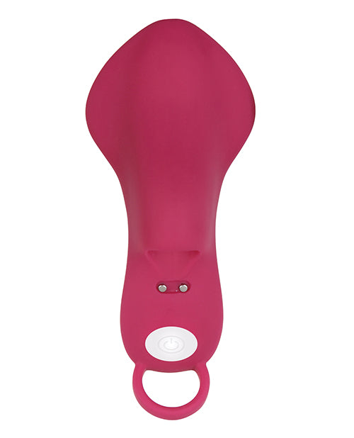 Evolved Frisky Finger Rechargeable Bullet - Burgundy - Empower Pleasure