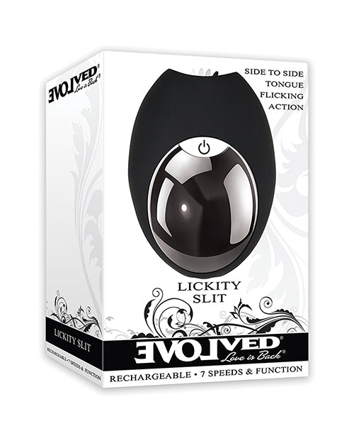 Evolved Lickity Slit Oral Massager - Black - Empower Pleasure