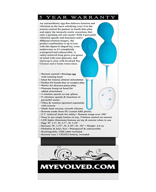 Evolved Twistin The Night Away Kegel Rechargeable - Blue - Empower Pleasure