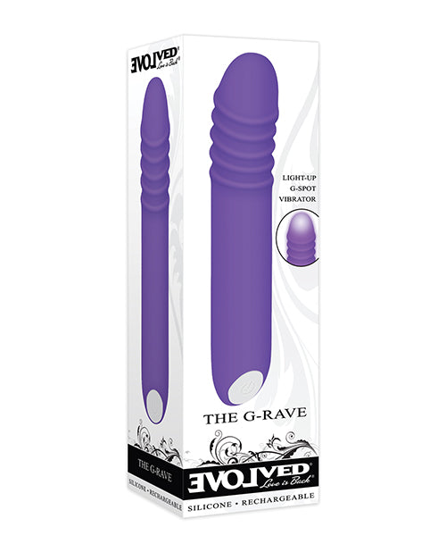 Evolved The G-Rave Light Up Vibrator - Purple - Empower Pleasure